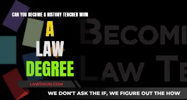Law Degree to History Teacher: Is It Possible?