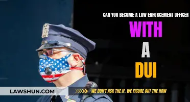 A Career in Law Enforcement with a DUI