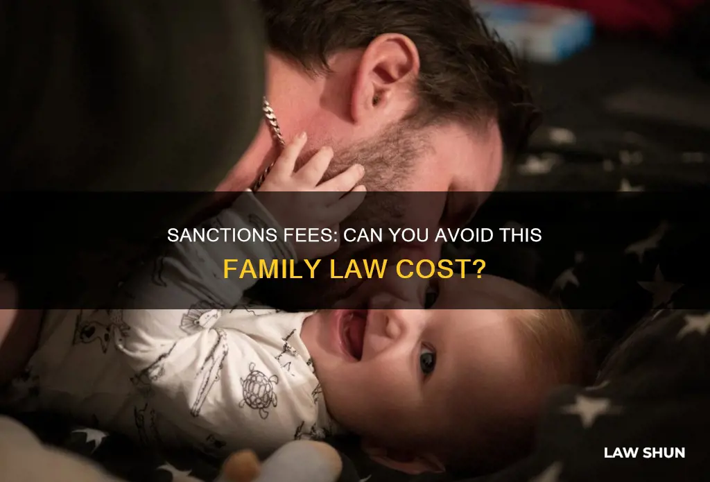 can you bk family law sanctions fees