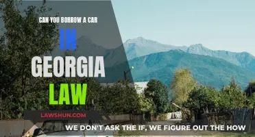 Borrowing Cars in Georgia: What's the Law?