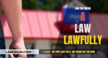 The Legal Paradox: Breaking Laws Lawfully?