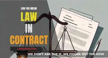 Contract Law: When Breaking Law is Legal