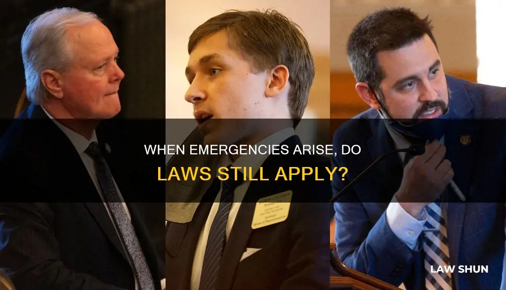 can you break laws during emergencies