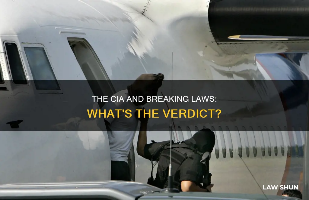 can you break the law in the cia