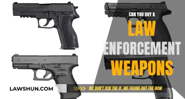 Purchasing Law Enforcement Weapons: Is It Possible?
