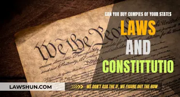 Where to Buy Copies of Your State's Laws and Constitution