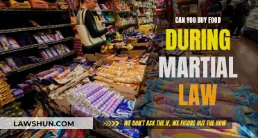 Martial Law and Food: Can You Purchase Groceries?
