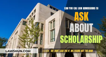 Law Admissions: Calling for Scholarship Information