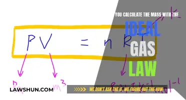 How Mass is Calculated Using the Ideal Gas Law