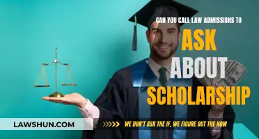 Scholarship Queries: Calling Law Admissions for Financial Aid