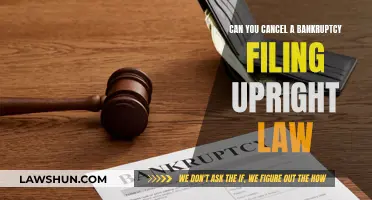 Bankruptcy Filing Cancellation: Understanding Your Legal Options
