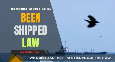 Order Cancellation Rights: Shipped Orders and the Law