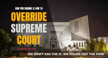 How to Change a Law to Override Supreme Court?