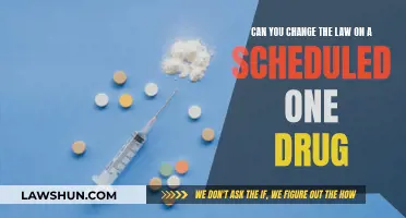 Exploring Law Amendments for Scheduled Drugs: Is Change Possible?