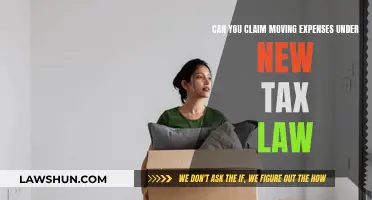 Moving Expenses: New Tax Law Claims and Benefits