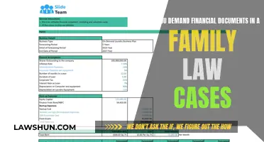 Financial Document Requests in Family Law Cases: Your Rights