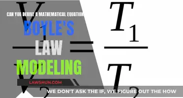 Deriving Mathematical Equation for Boyle's Law