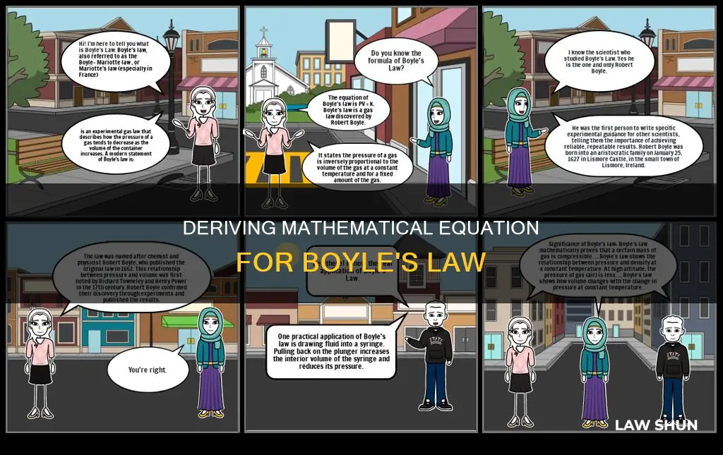 can you derive a mathematical equation for boyle