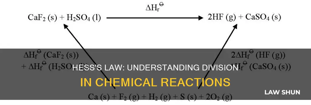 can you divide in hess law