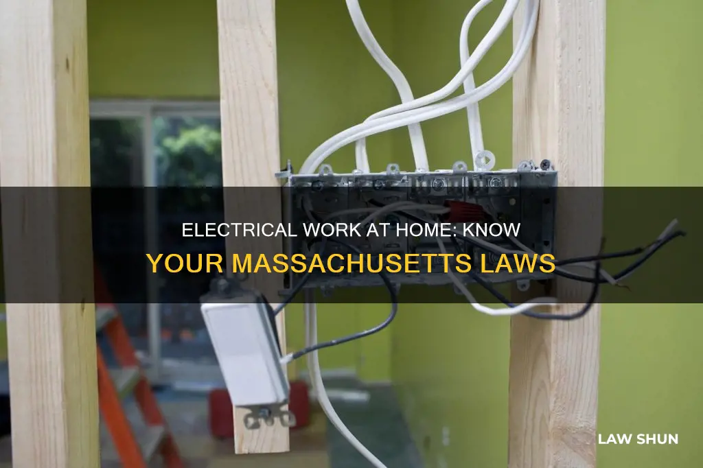 can you do electrical work in your home mass laws