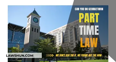 Georgetown Law: Part-Time Study Options and Opportunities