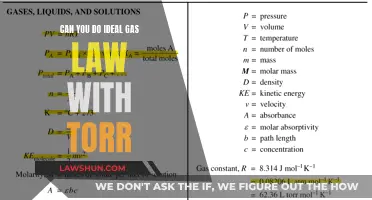 Ideal Gas Law: Understanding Torr and its Applications