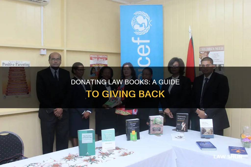can you donate law books