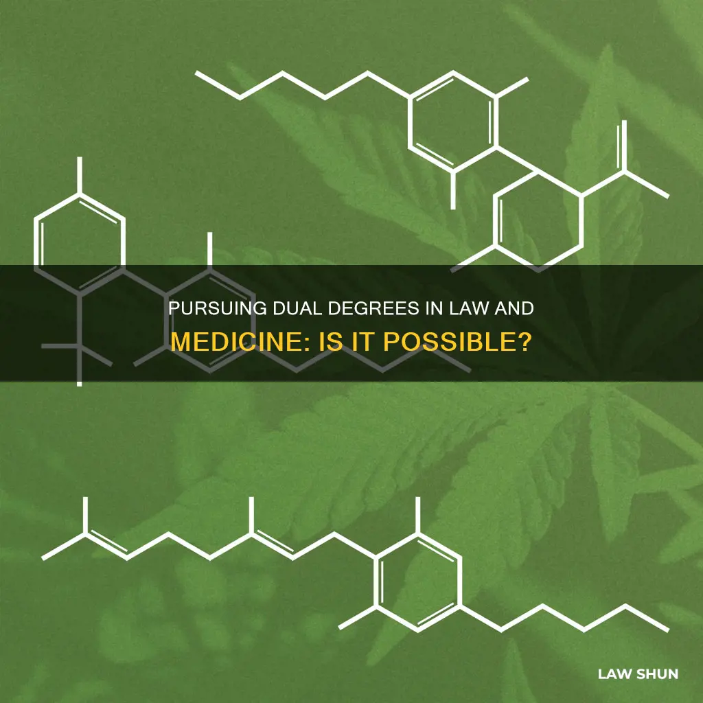 can you double major in law and medicine