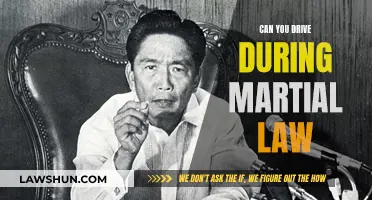 Martial Law: Driving Privileges and Restrictions