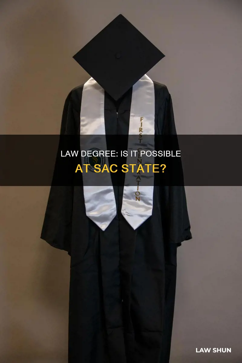 can you earn a law degree at sac state