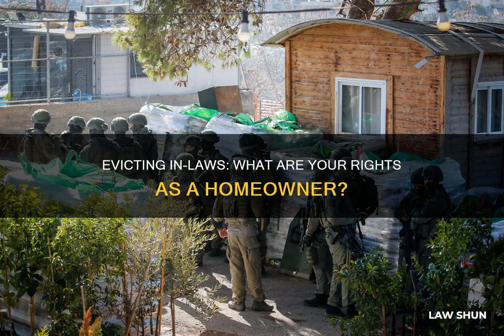 can you evict in laws who are nevee pay rent