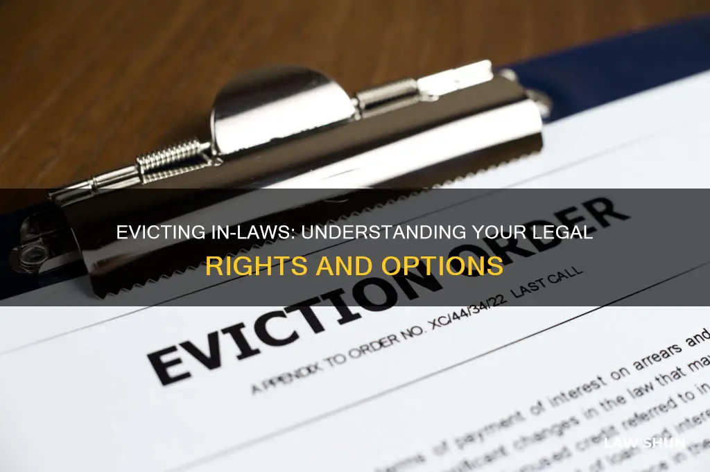 can you evict your in law