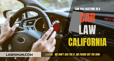 Facetime in California: Is It Legal in a Car?