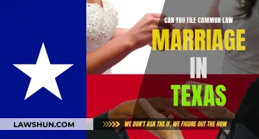 Common-Law Marriage in Texas: Filing Options Explored