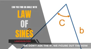 Finding Angles: Law of Sines Application