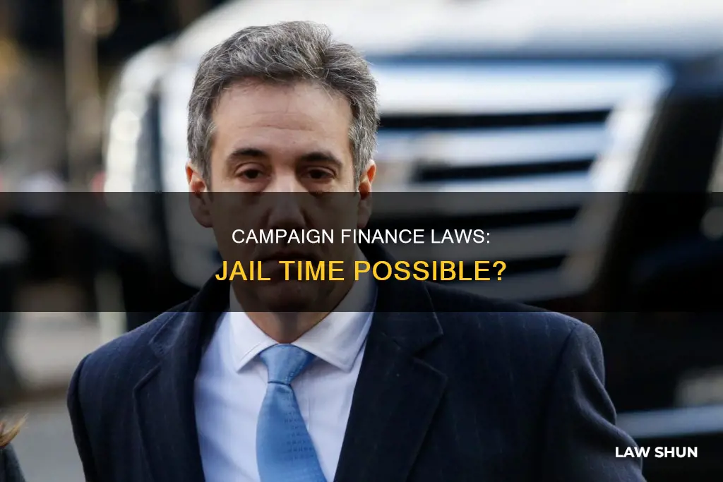 can you fo to jail on campaign finance laws