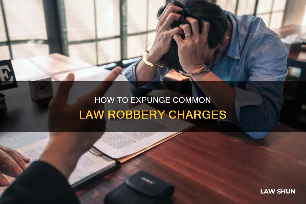 can you get a common law robbery charge expunged