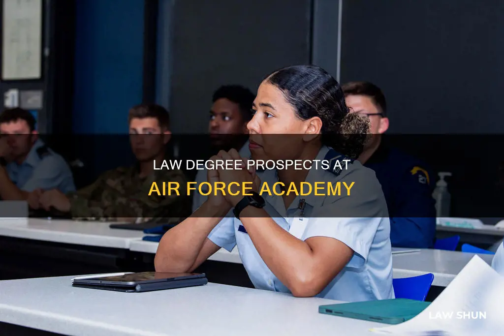 can you get a law degree at air force academy