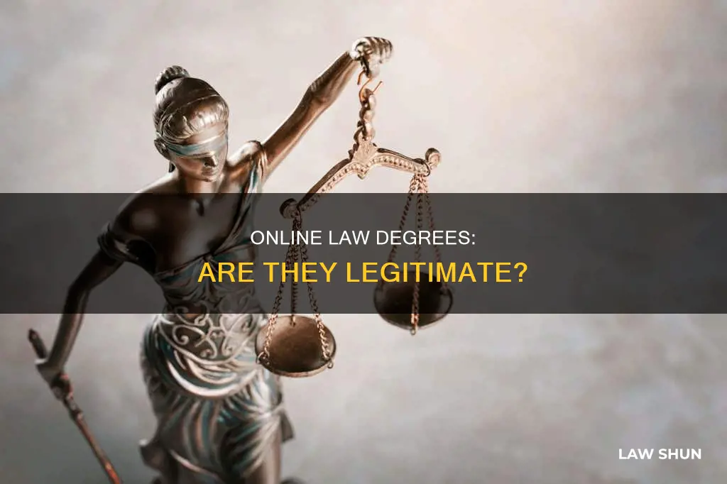 can you get a law degree on line