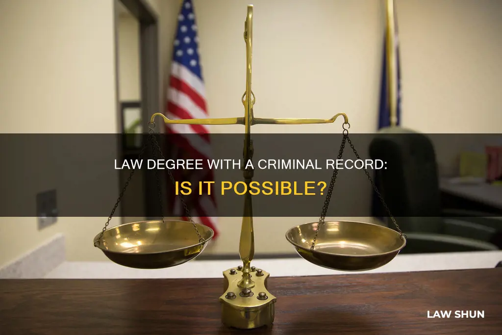 can you get a law degree with a criminal record