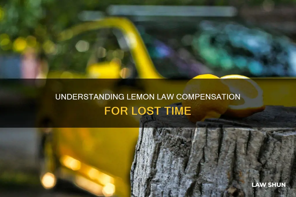 can you get compasited for time with the lemon law