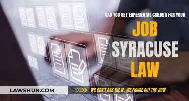 Syracuse Law: Gaining Experiential Credits Through Employment