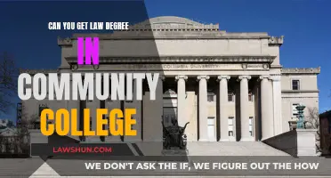 Community College Law Degrees: Are They Possible?