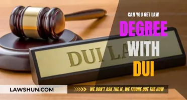 Pursuing a Law Degree with a DUI: Is It Possible?