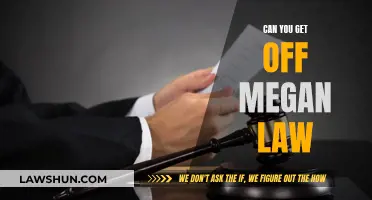 How to Get Off the Megan Law List