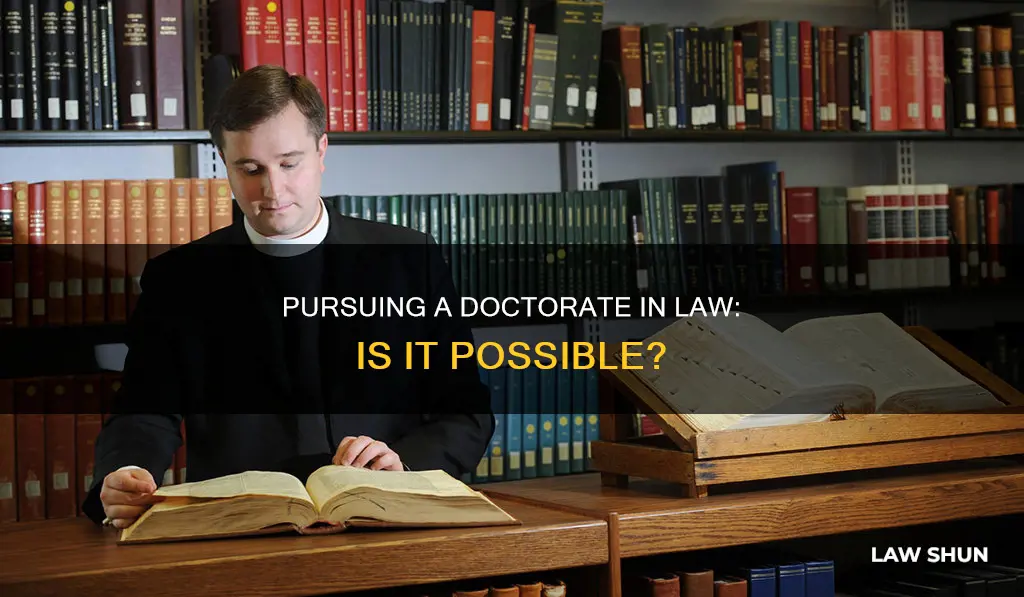 can you get your doctorate in law