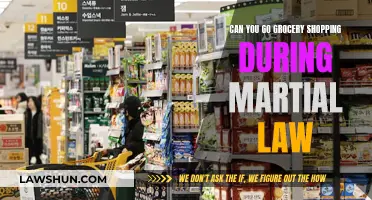 Martial Law: Can You Buy Groceries?