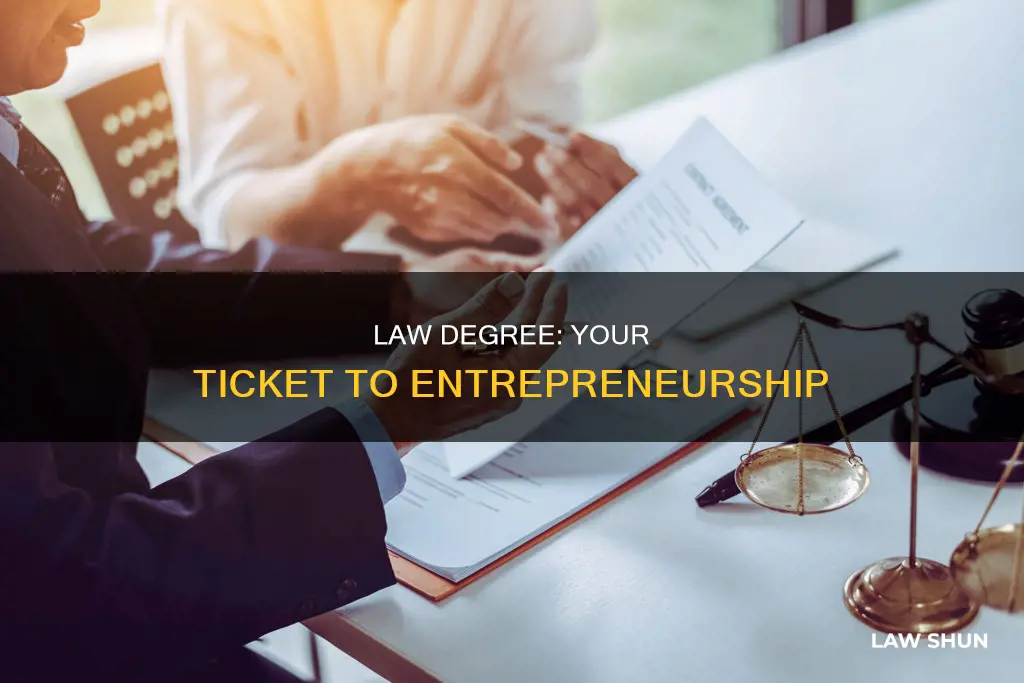 can you go into business with a law degree