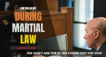 Martial Law: Can You Leave Home?