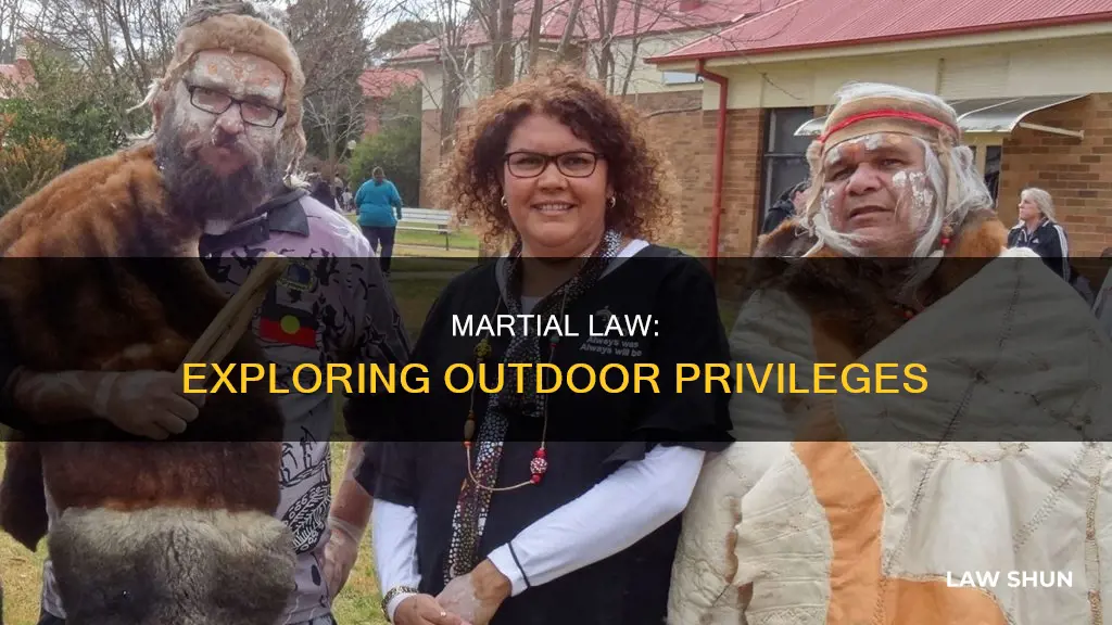 can you go outside during martial law